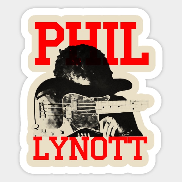 phil lynott visual art Sticker by DOGGIES ART VISUAL